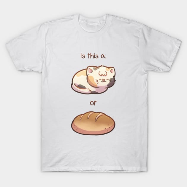 Cat or Loaf? T-Shirt by AlexBrushes